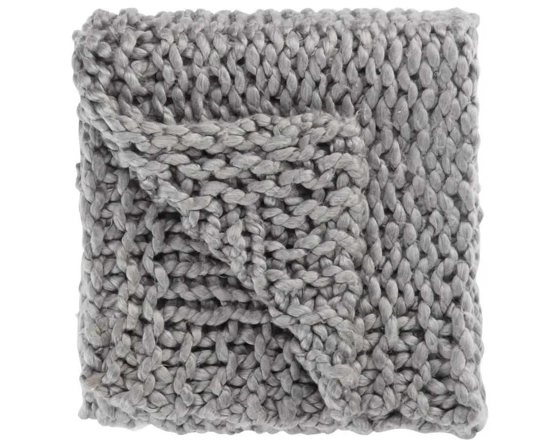 Nikki Chu throw blanket- Gray