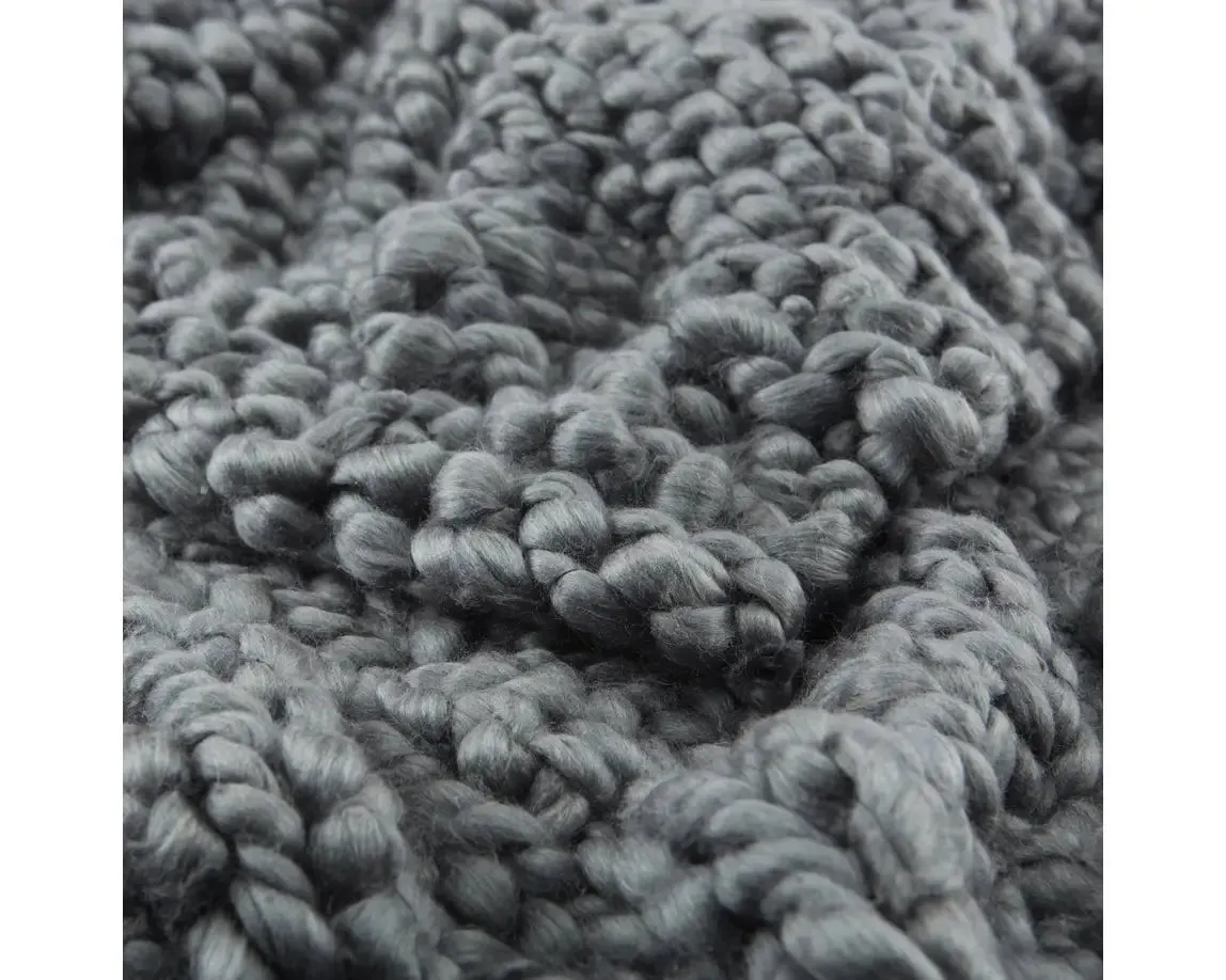 Nikki Chu throw blanket- Gray