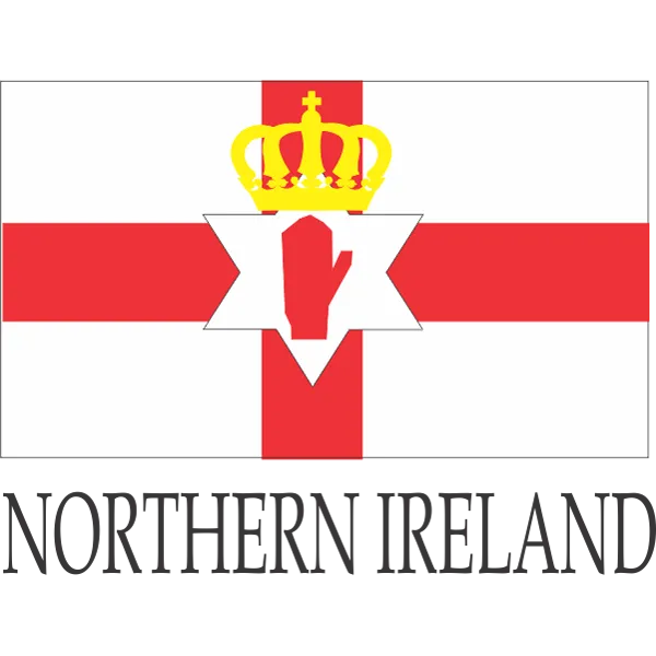 Northern Ireland Embroidered Flag Badge