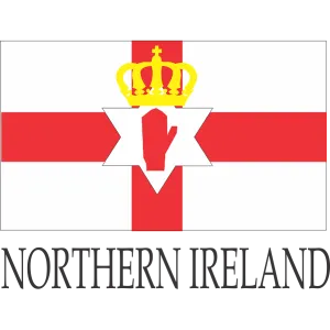 Northern Ireland Embroidered Flag Badge