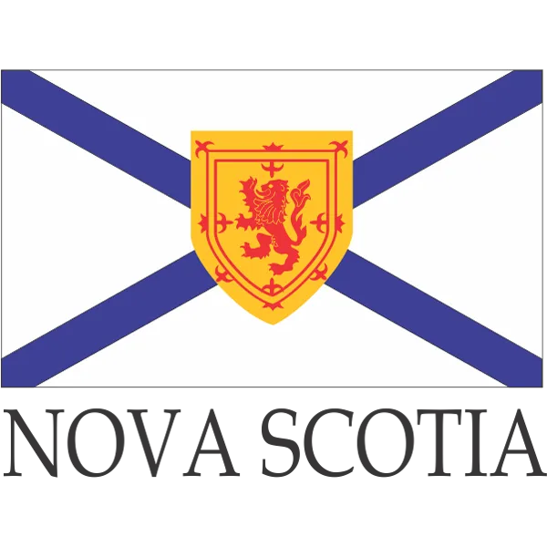 Nova Scotia Embroidered Flag Badge