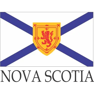 Nova Scotia Embroidered Flag Badge