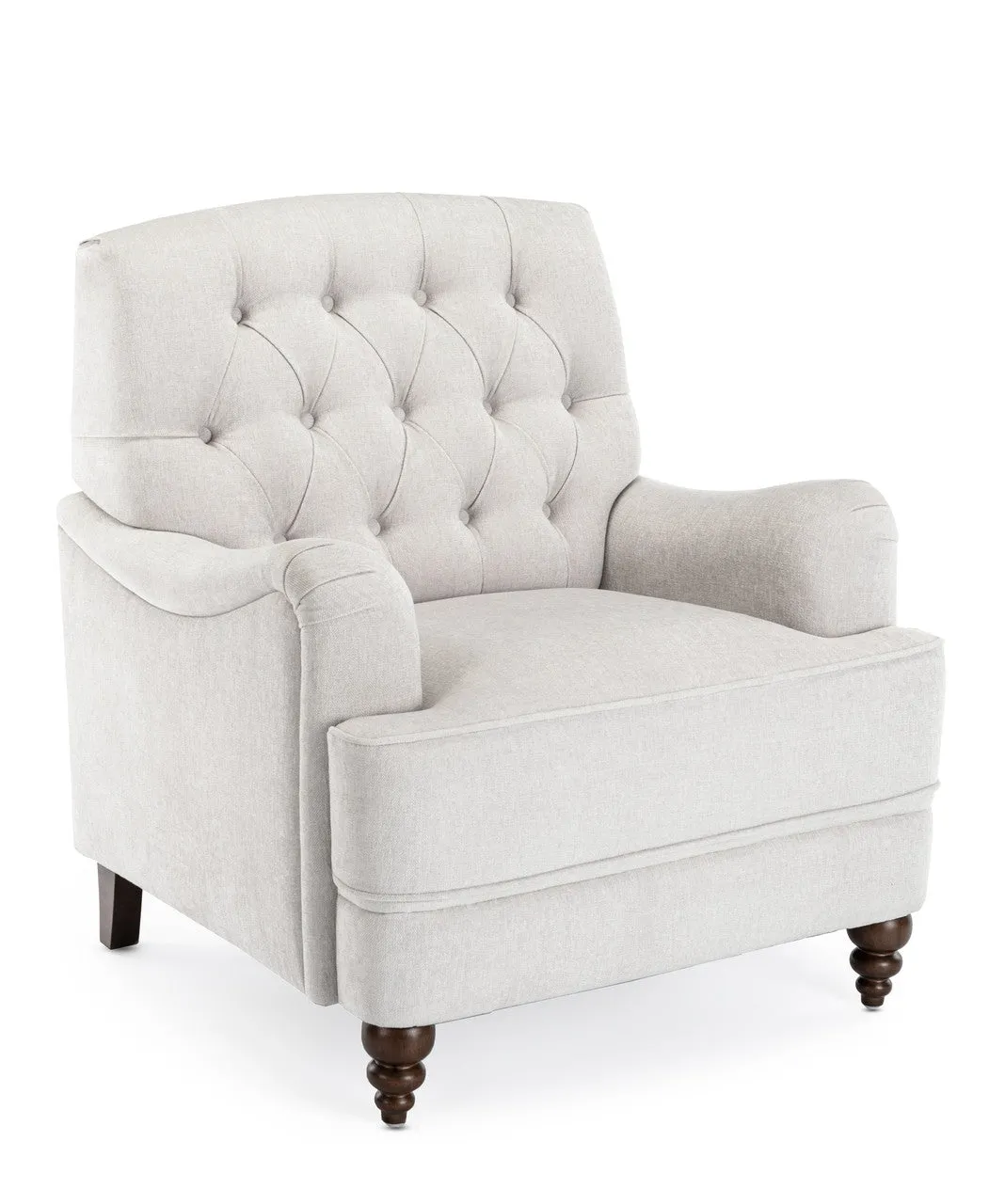 Oatmeal Butner Tufted Arm Chair