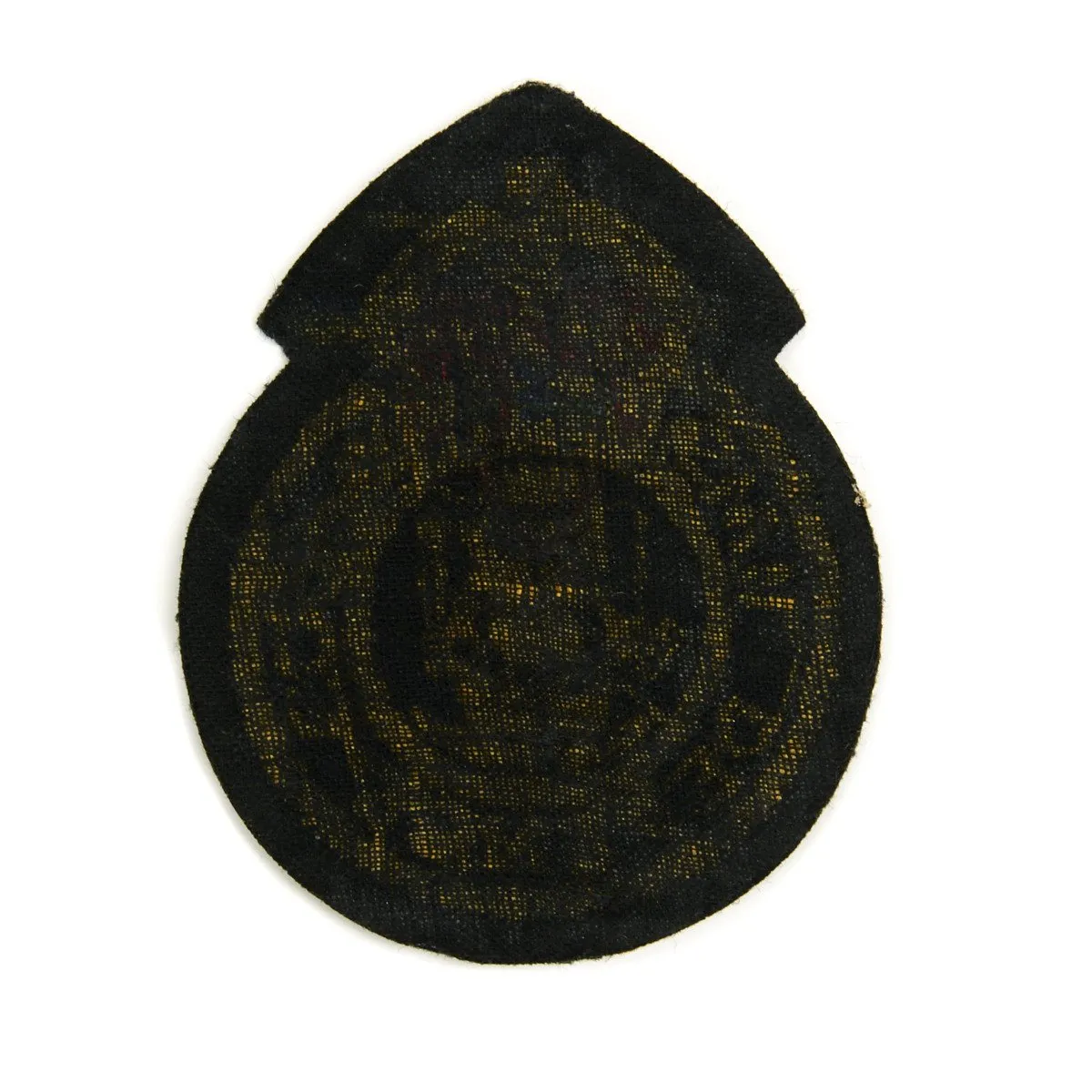 Original British WWII Embroidered Blitz Badge