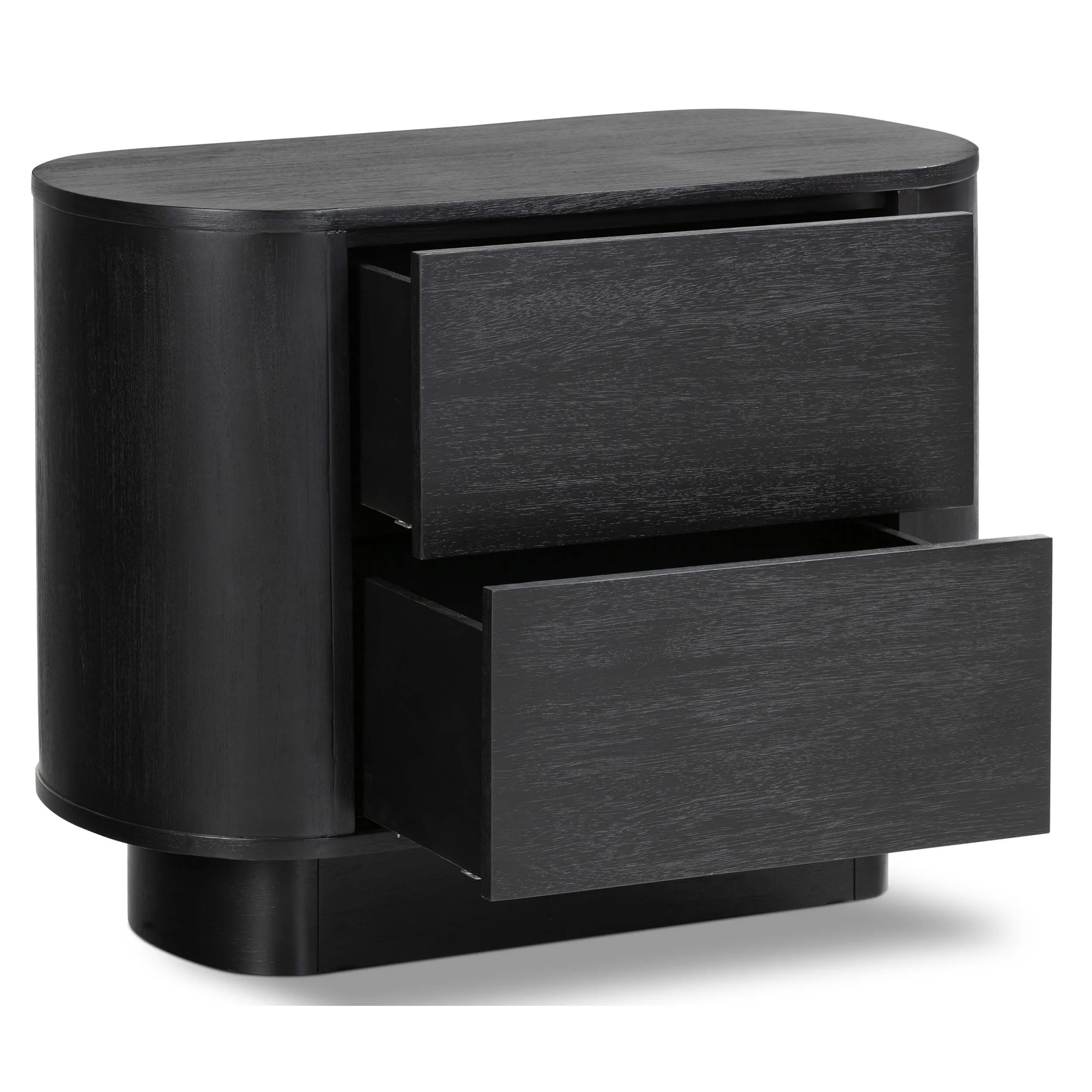 Paden Nightstand, Aged Black