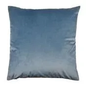 Parterre Printed Velvet Dark Seaspray Cushion