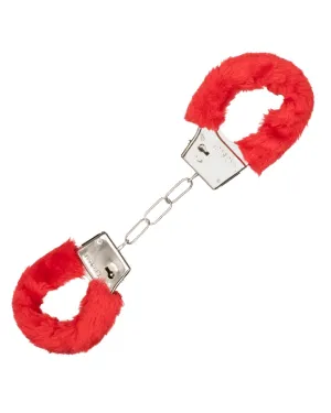 Playful Furry Cuffs - Red