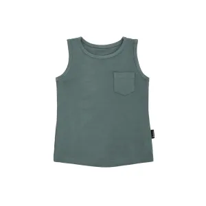 Pocket Tank Top - Leafy Green