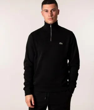 Quarter Zip Croc Logo Sweatshirt