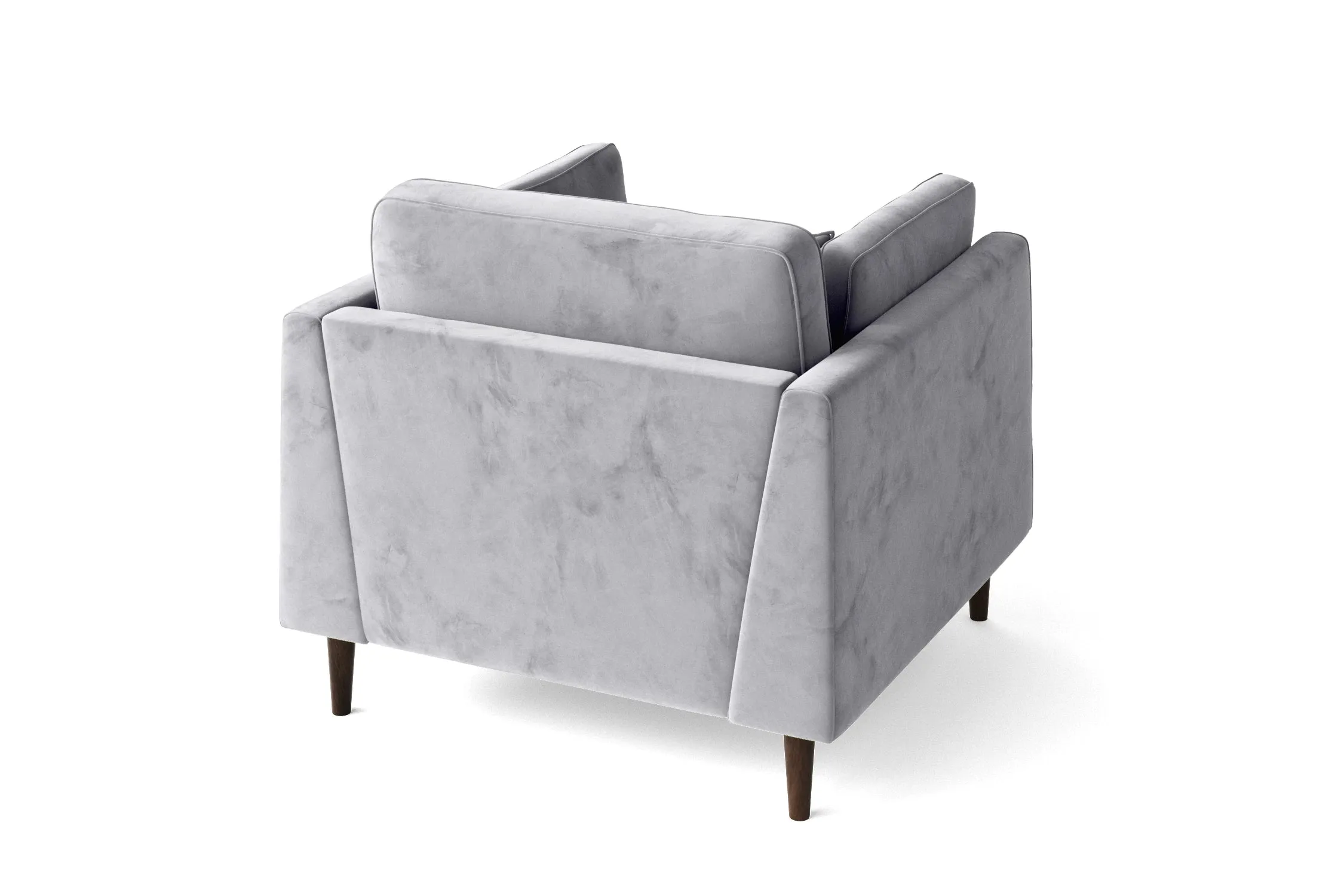 Ragusa Armchair Silver Velvet