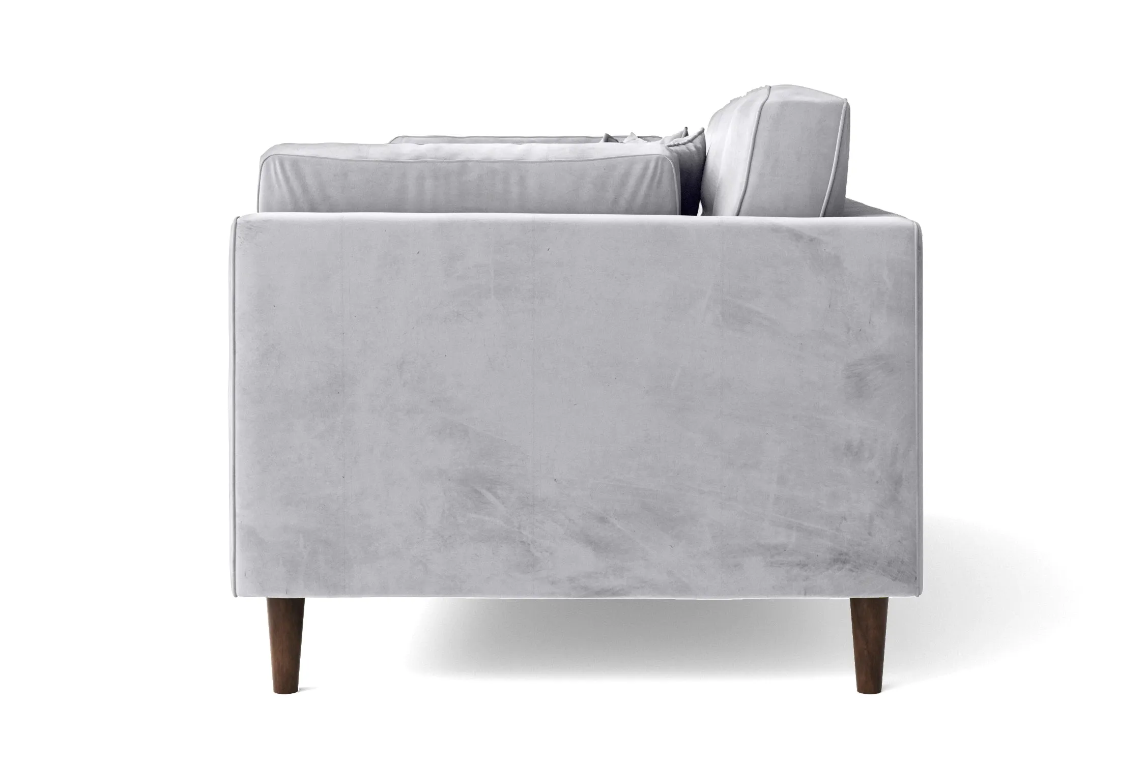 Ragusa Armchair Silver Velvet