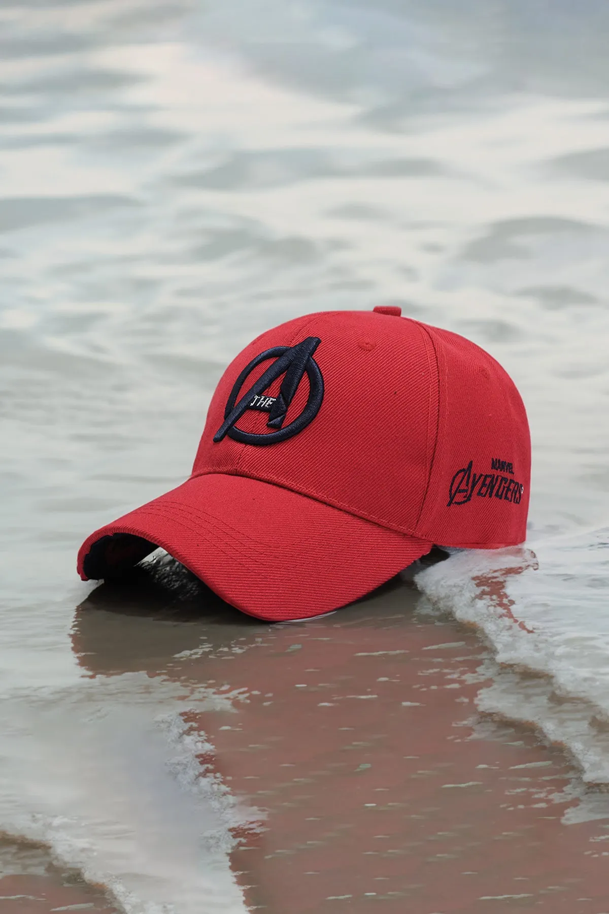 Red Avengers Embroidered Cap - S23 - MCP098R