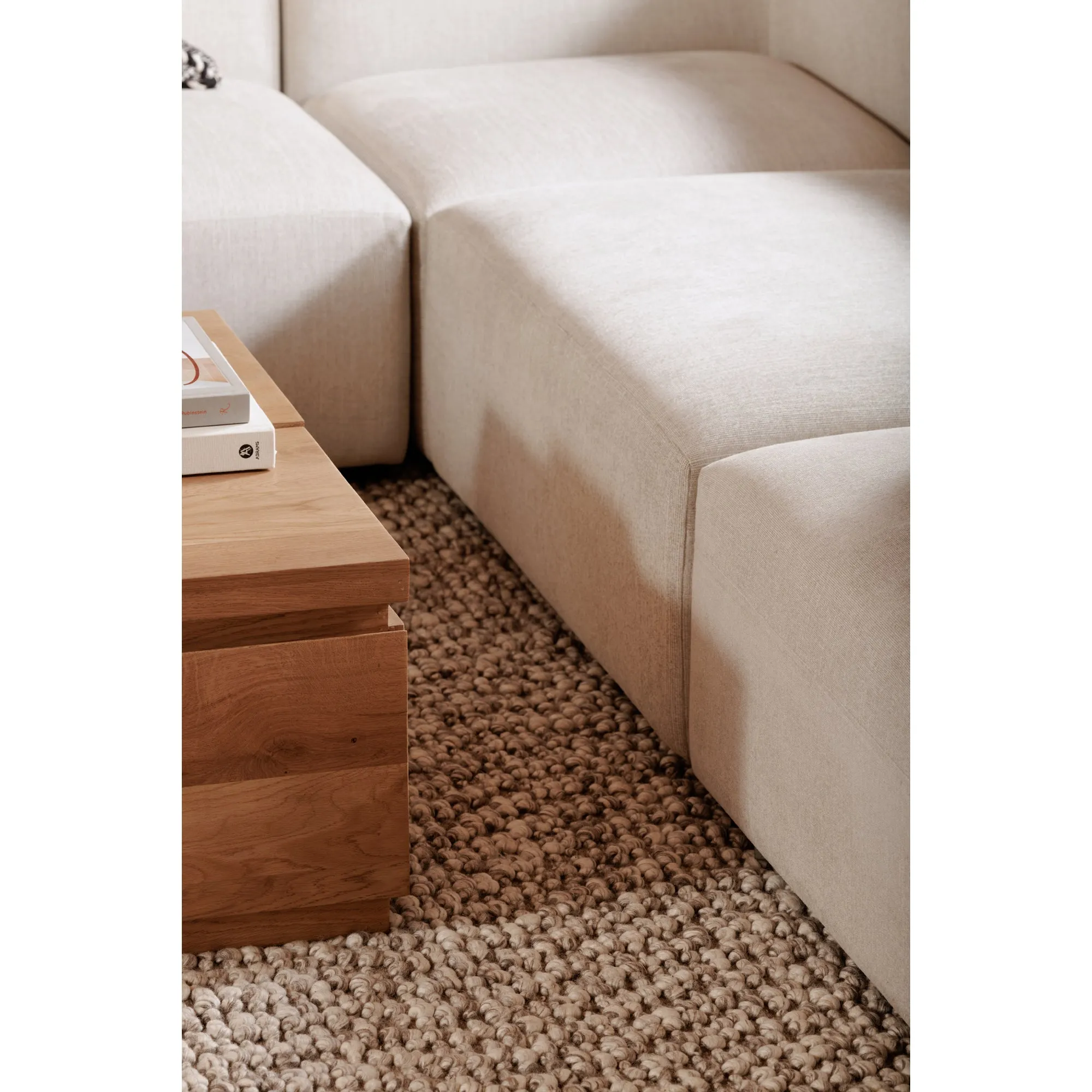 Romy Classic L Modular Sectional Cream