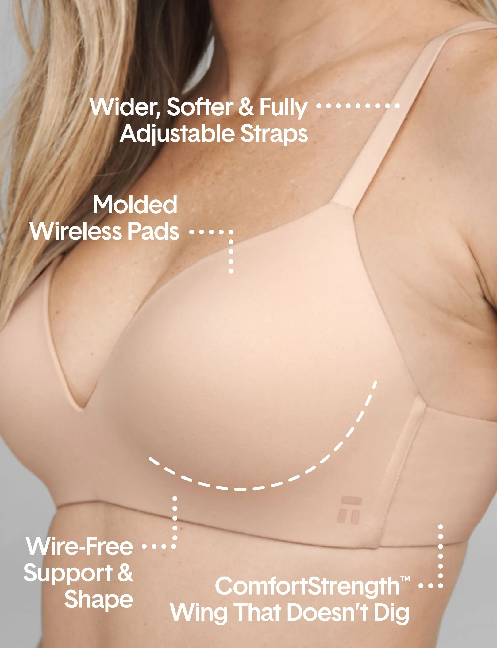 Second Skin Lightly Lined Wireless Bra