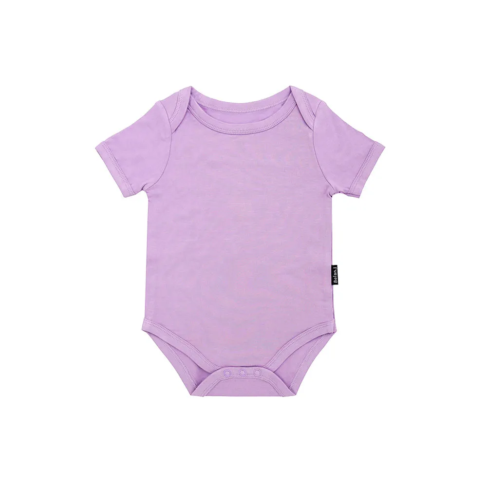 Short Sleeve Onesie - Violet