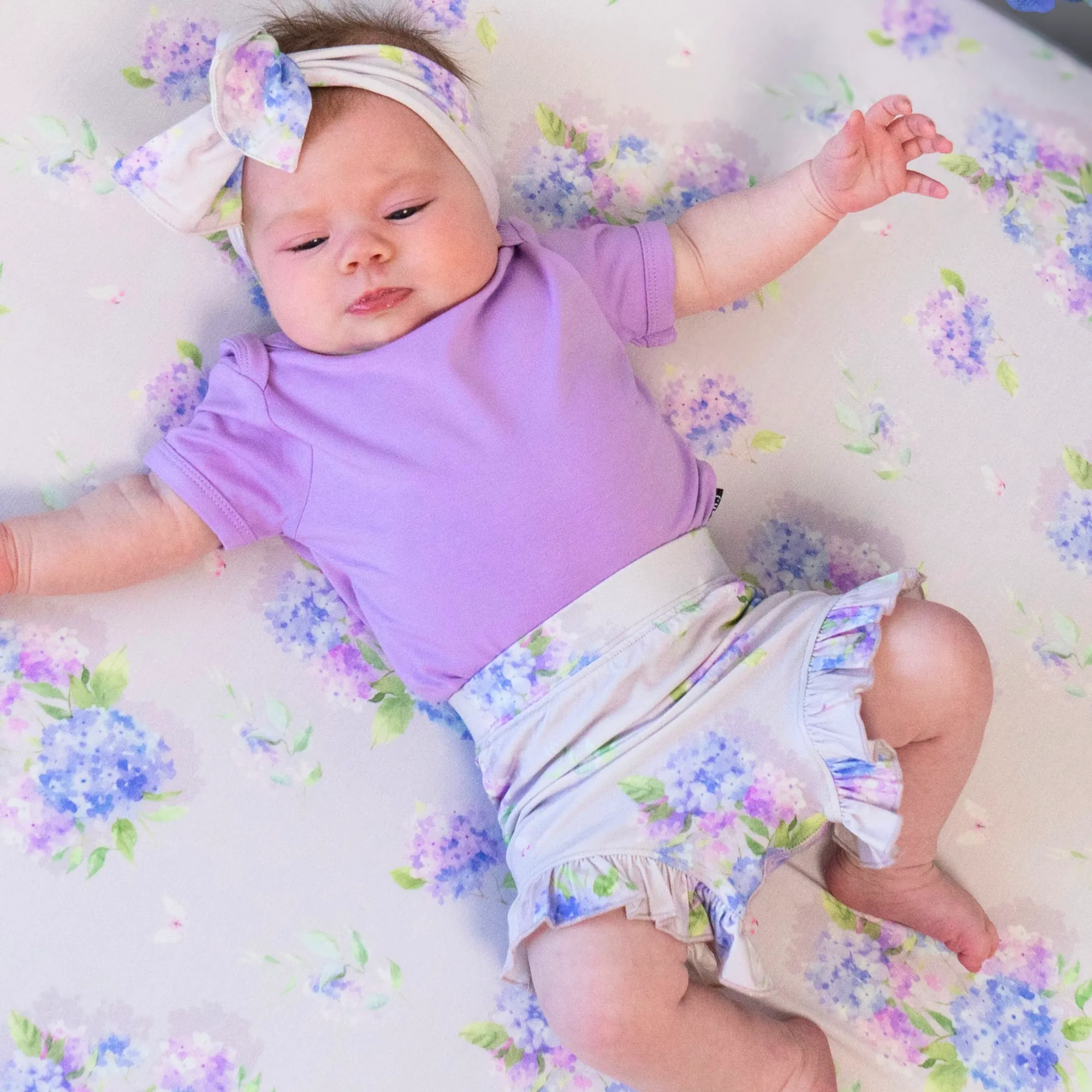 Short Sleeve Onesie - Violet