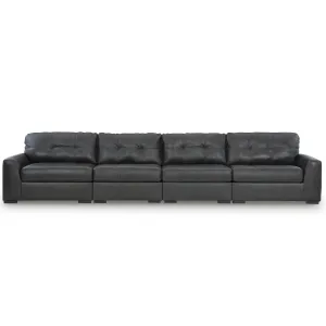 Signature Design by Ashley Brindley Pier Leather Match 4 pc Sectional 9950364/9950346/9950346/9950365