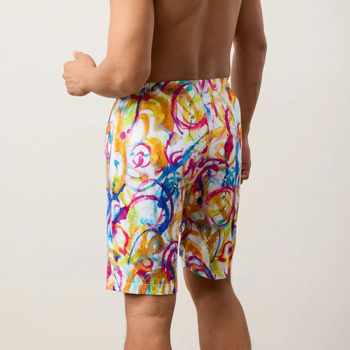 Silktouch TENCEL™ Rainbow Lounge Shorts