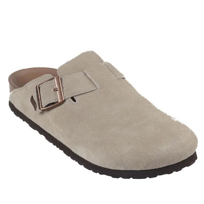 Skechers Womens Arch Fit Granola Happy Friday Clog Slide Taupe