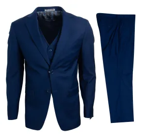 Stacy Adams Men's Indigo Blue Suit