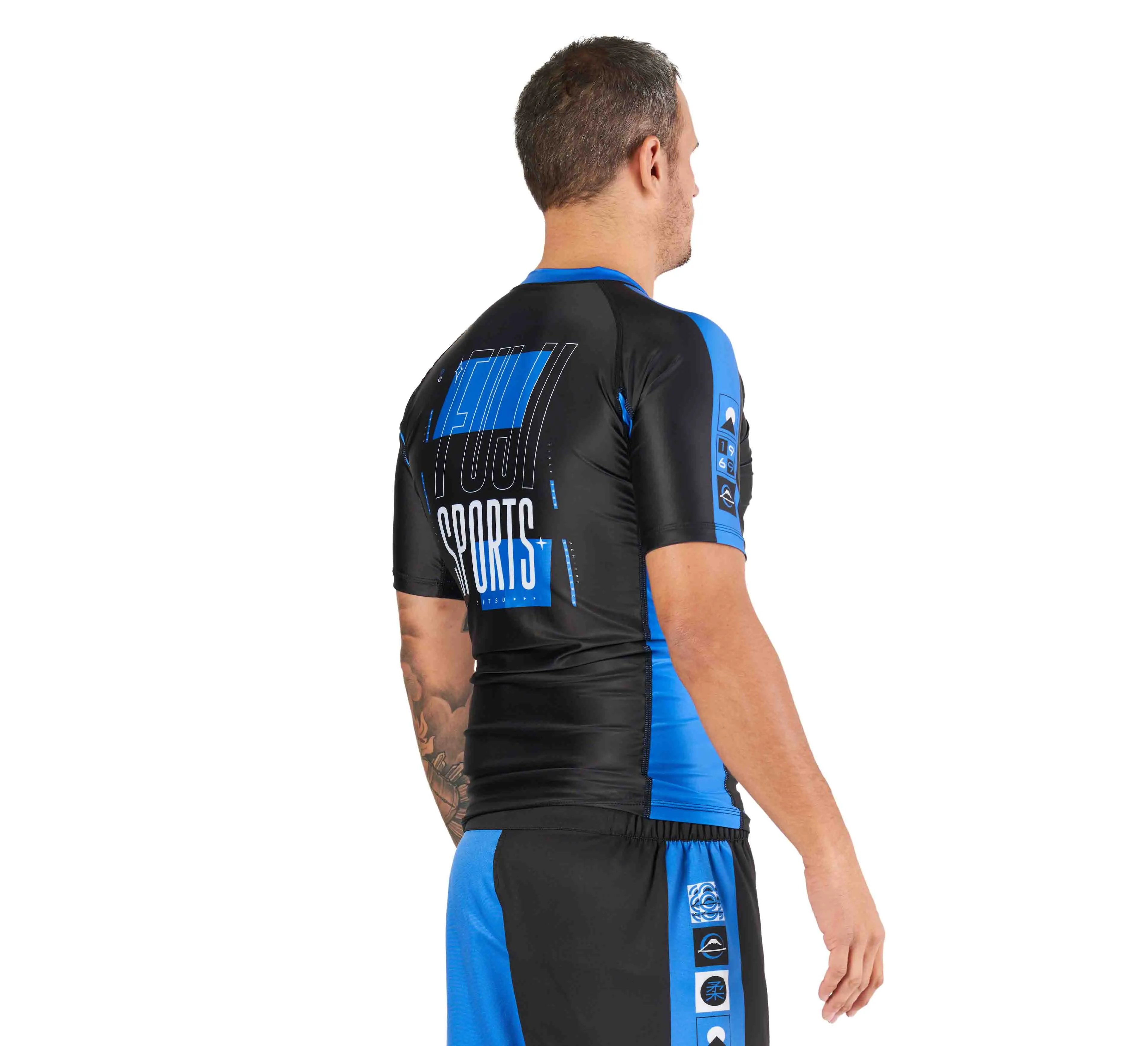 Tapout Technical Rashguard Black/Blue