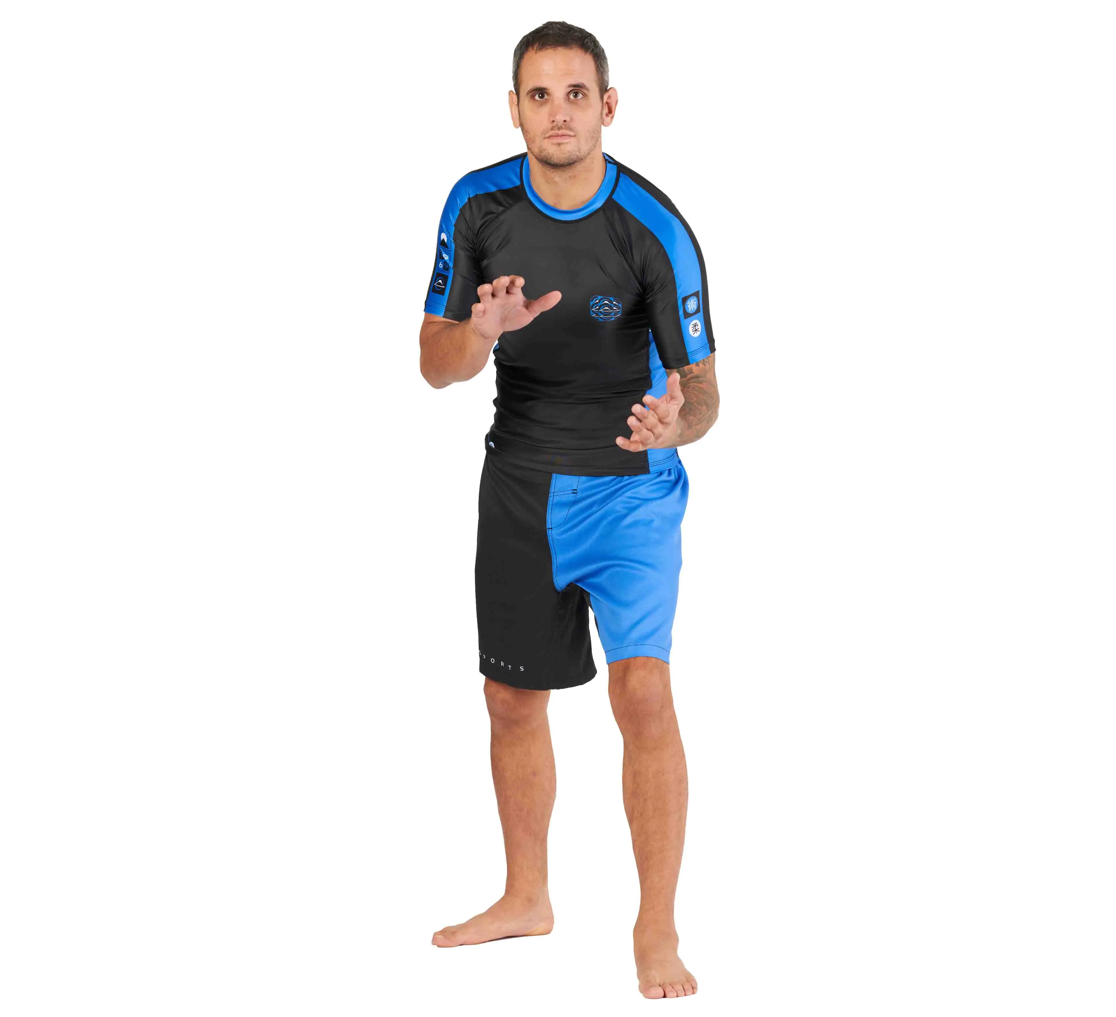 Tapout Technical Rashguard Black/Blue