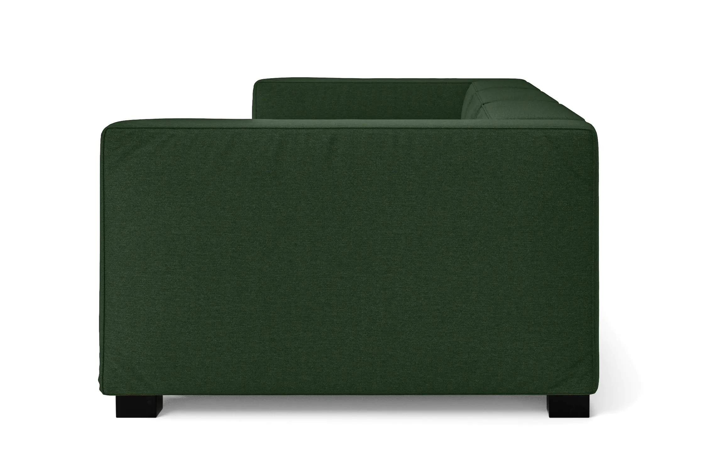 Taranto 3 Seater Sofa Forest Green Linen Fabric