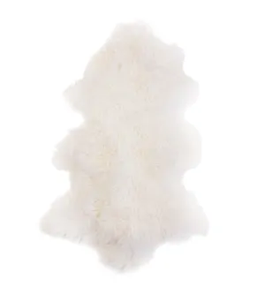 Tibetan Fur Hide | Natural White