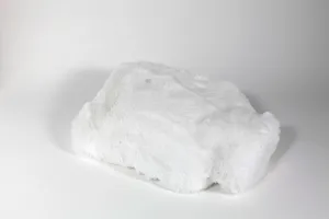 White Faux Fur Hot Water Bottle by Evelyne Prélonge