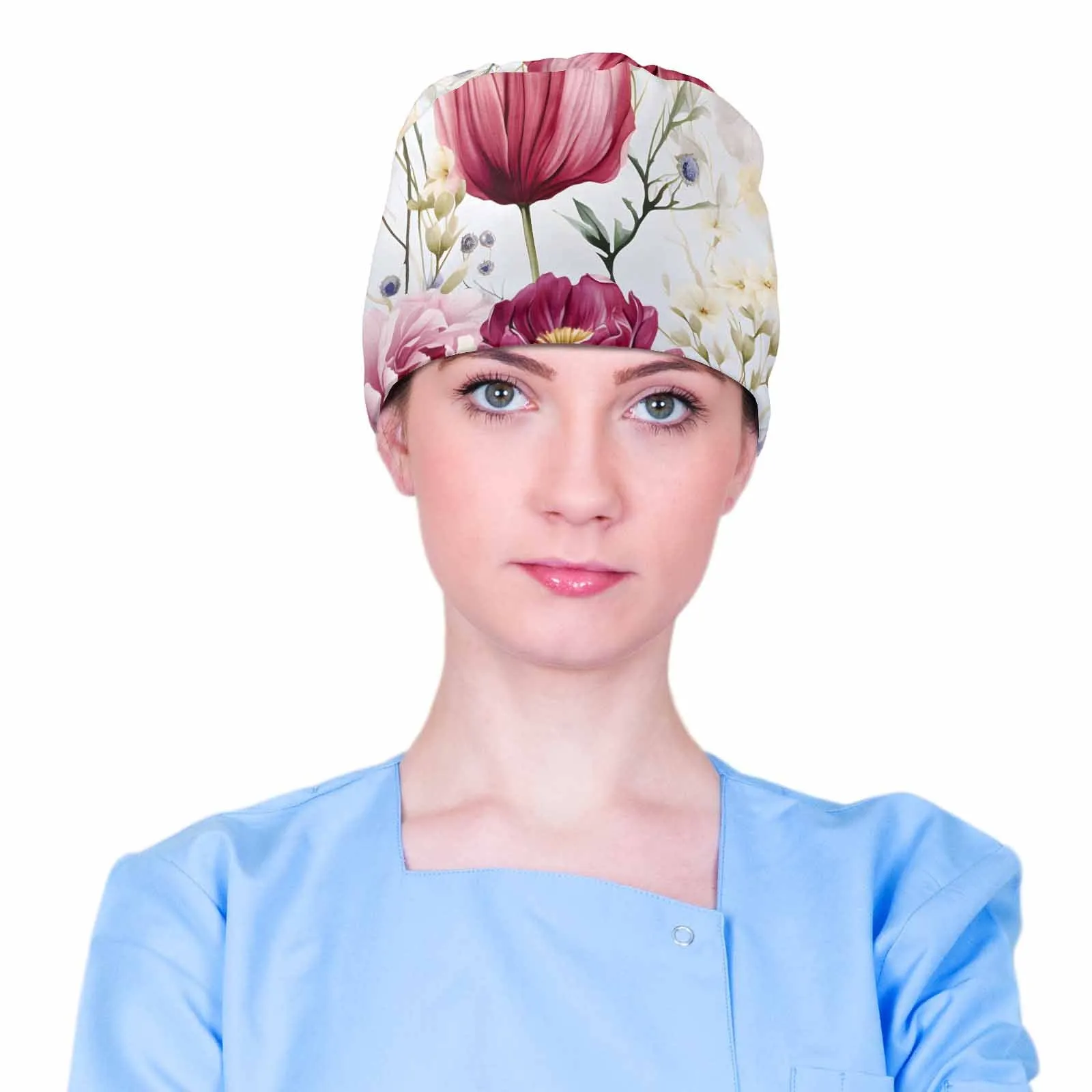 Wildflowers  Scrub Cap