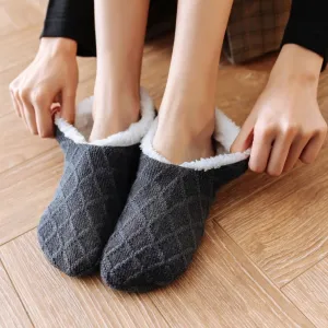 Womens Plush Slipper Socks